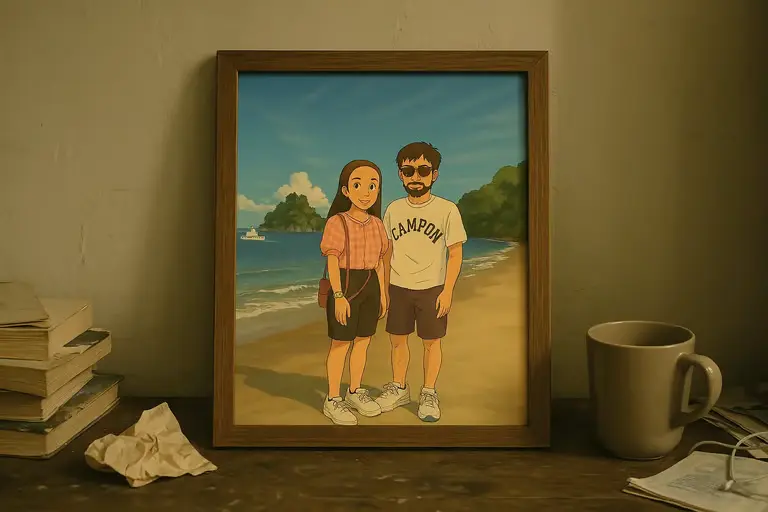 Framed anime-style image 1