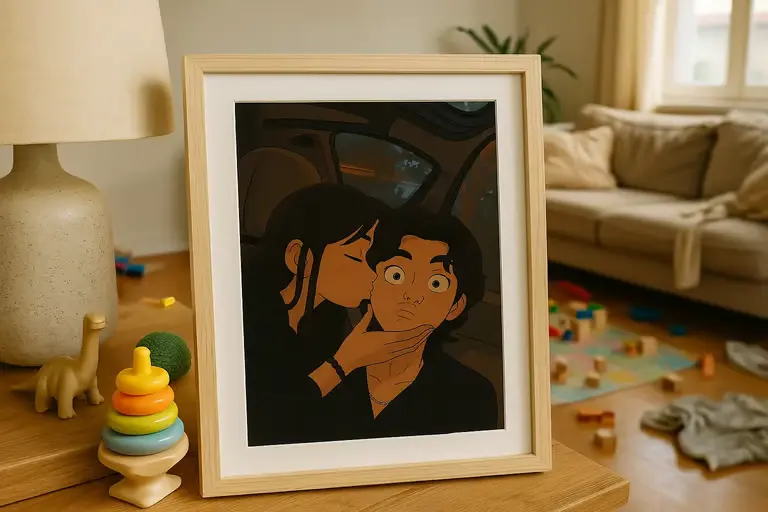 Framed anime-style image 2