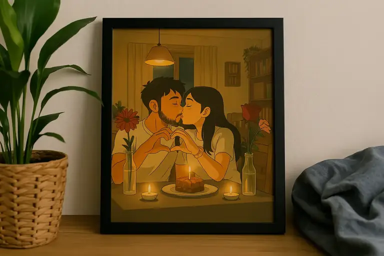 Framed anime-style image 5
